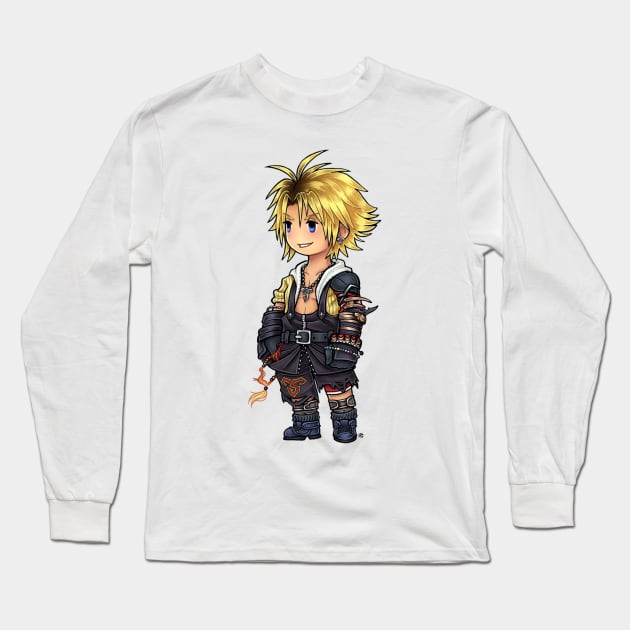 FF3 Styled Tidus Long Sleeve T-Shirt by roesart